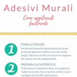 adesivi murali infografica