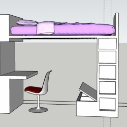 Letto soppalco 3