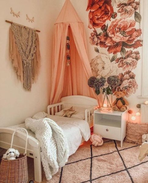 cameretta-bambina-carta-da-parati