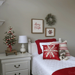 decorazioni natale cameretta