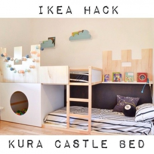 Ikea hacks Kura letto