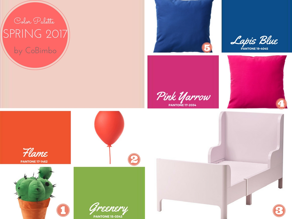 ispirazione bambina palette PANTONE primavera
