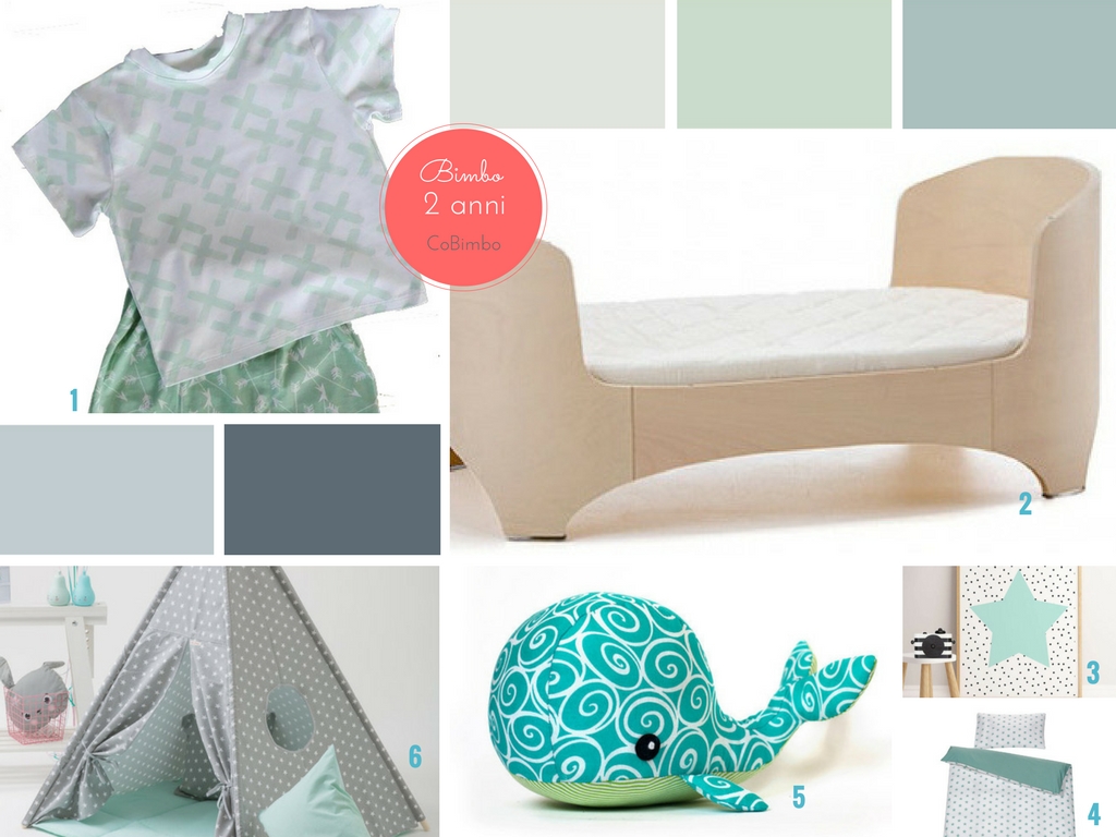 toni di verde per la cameretta