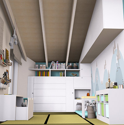 Progetto cameretta Leonardo- Interior design per bambini CoBimbo