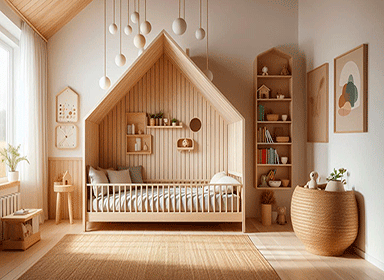 Progetto cameretta completa online con rendering 3D e shopping list arredi